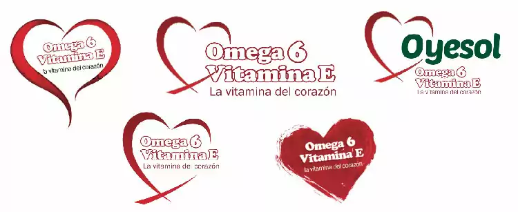 diseño de corazones omega 6